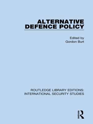 cover image of Alternative Defence Policy